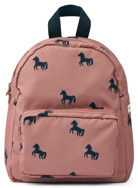 Plecak dziecięcy Liewood Allan Backpack - horses / dark rosetta