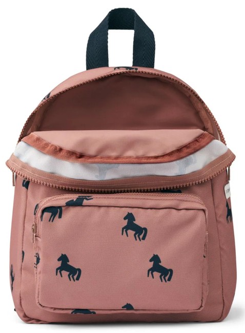 Plecak dziecięcy Liewood Allan Backpack - horses / dark rosetta