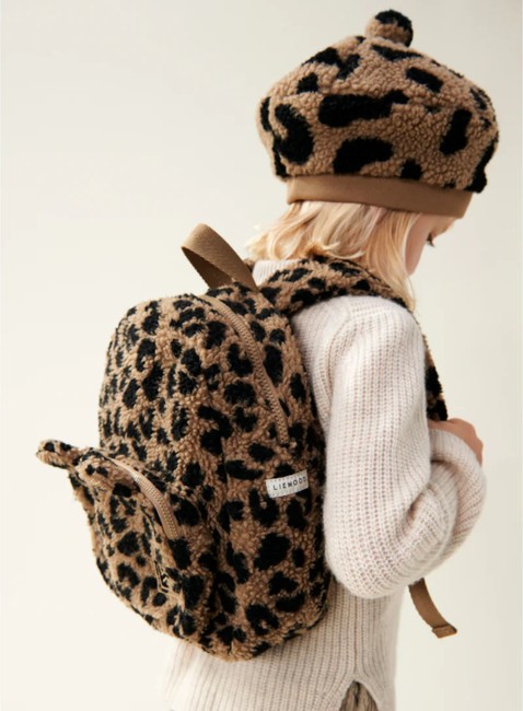 Plecak dziecięcy Liewood Allan Pile Backpack with ears - mega leo / oat mix