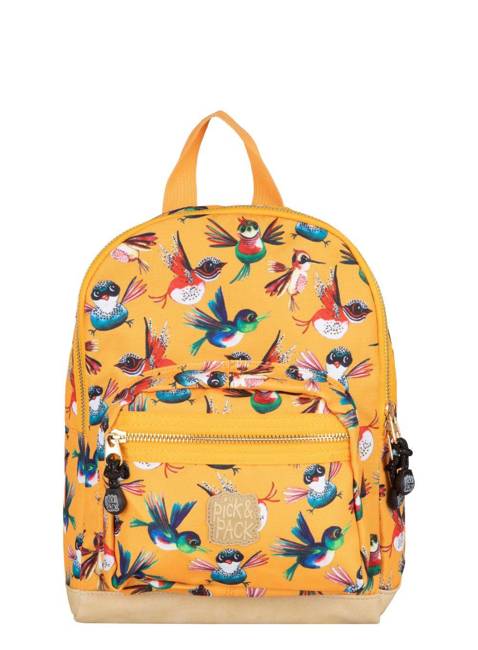 Plecak dziecięcy Pick & Pack Birds S - citrus