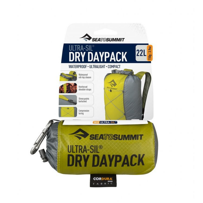 Plecak kieszonkowy Sea to Summit Ultra-Sil Dry Daypack 22 l - lime