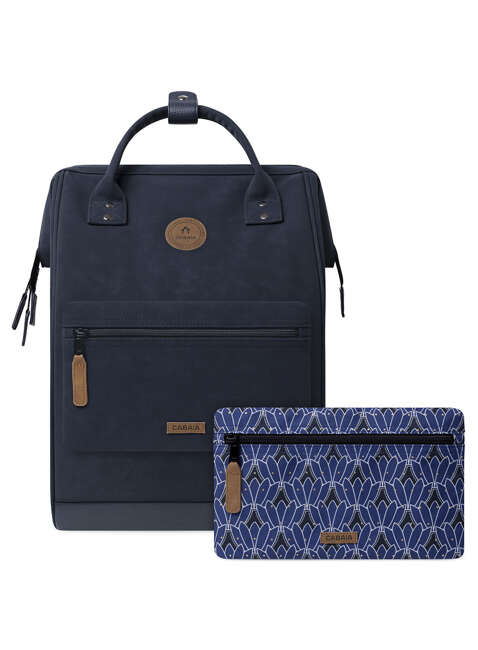 Plecak miejski Cabaia Maxi Zurich Vegan Nubuk - blue