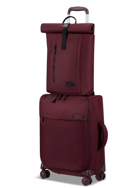 Plecak miejski Lipault City Plume Rolltop - bordeaux