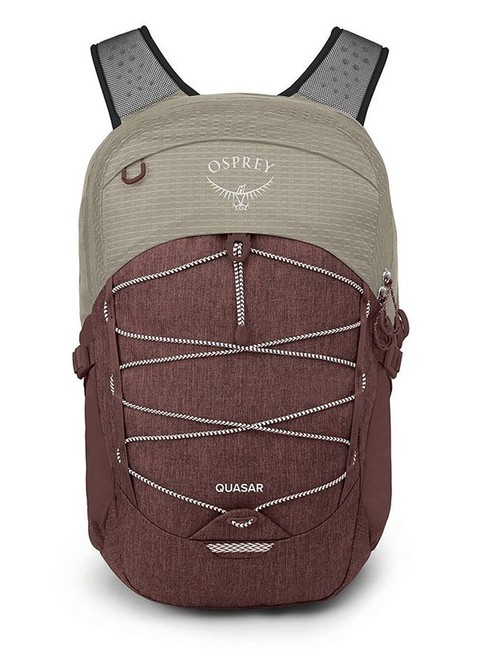 Plecak miejski Osprey Quasar 26 - sawdust tan / raisin red