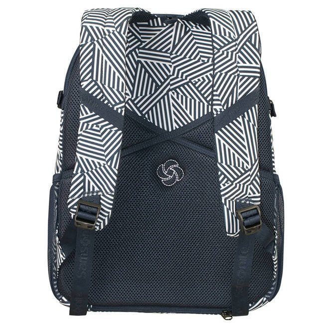 Plecak miejski Samsonite Rewind Backpack M - navy blue stripes