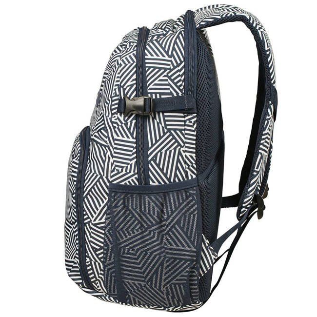 Plecak miejski Samsonite Rewind Backpack M - navy blue stripes