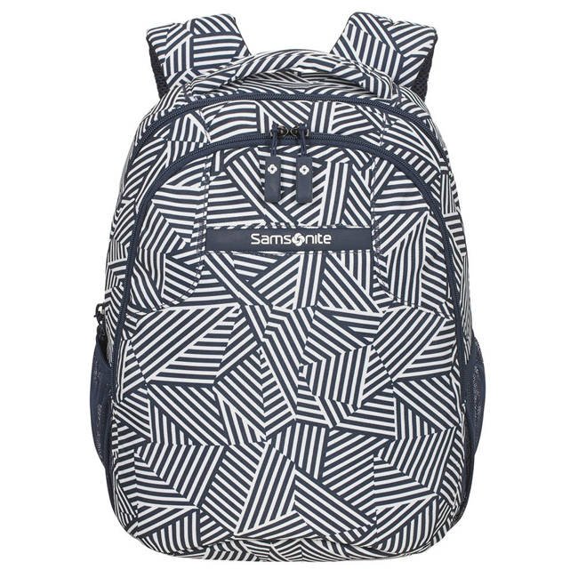 Plecak miejski Samsonite Rewind Backpack S - navy blue stripes