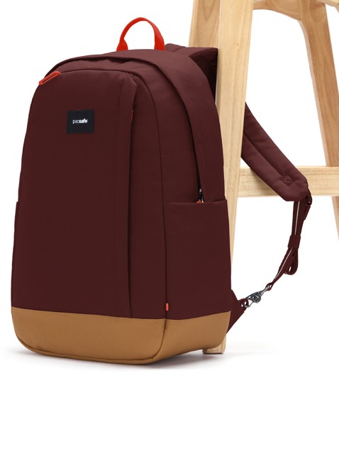 Plecak miejski antykradzieżowy Pacsafe Go 25 l - garnet red