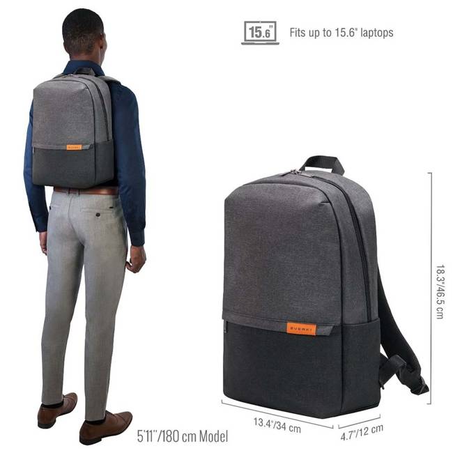 Plecak miejski na laptopa 15,6" Everki 106 Backpack 