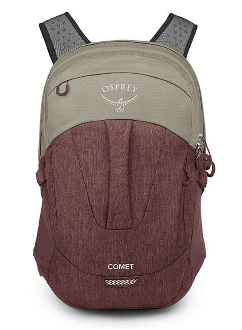 Plecak miejski podróżny Osprey Comet 30 - saw dust tan / raisin red