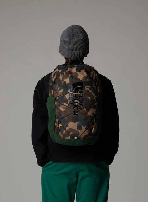 Plecak młodzieżowy The North Face Youth Court Jester - utility brown camo texture print / pine needle / tnf black