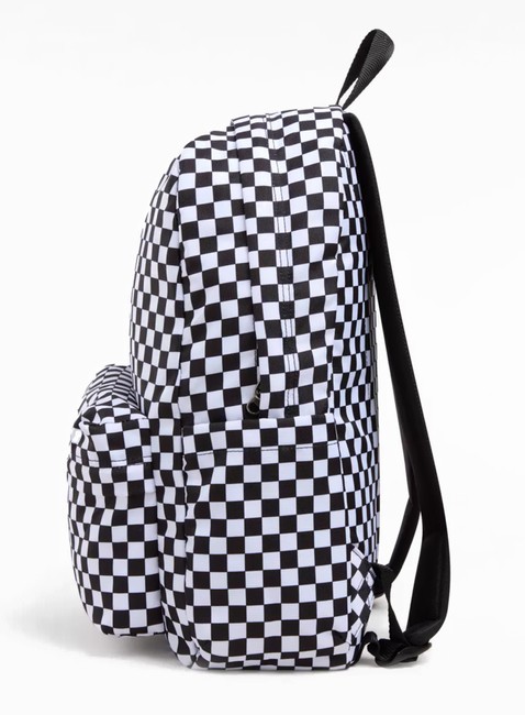 Plecak młodzieżowy Vans Old Skool Check Backpack - black / white