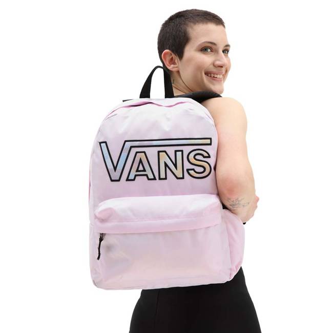 Plecak młodzieżowy Vans Realm Flying V - cradle pink