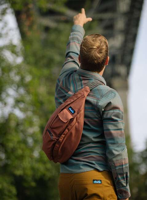 Plecak na jedno ramię Kavu Rope Bag - red ochre	