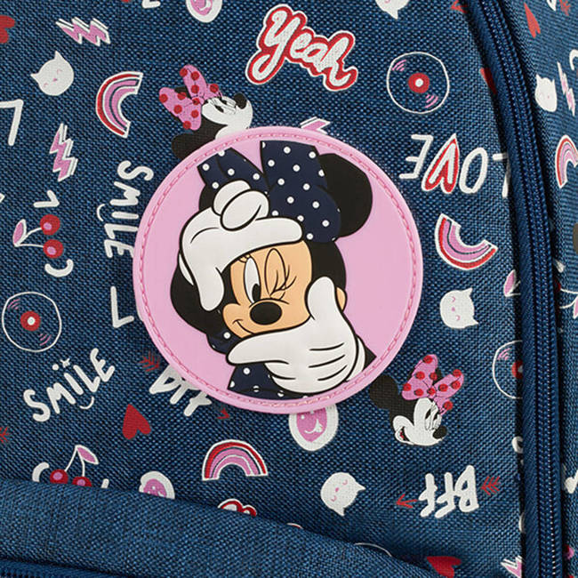 Plecak na kółkach dla dziewczynki Samsonite Color Funtime Disney School Trolley - Minnie doodles