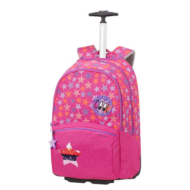 Plecak na kółkach dla dziewczynki Samsonite Color Funtime School Trolley - stars forever