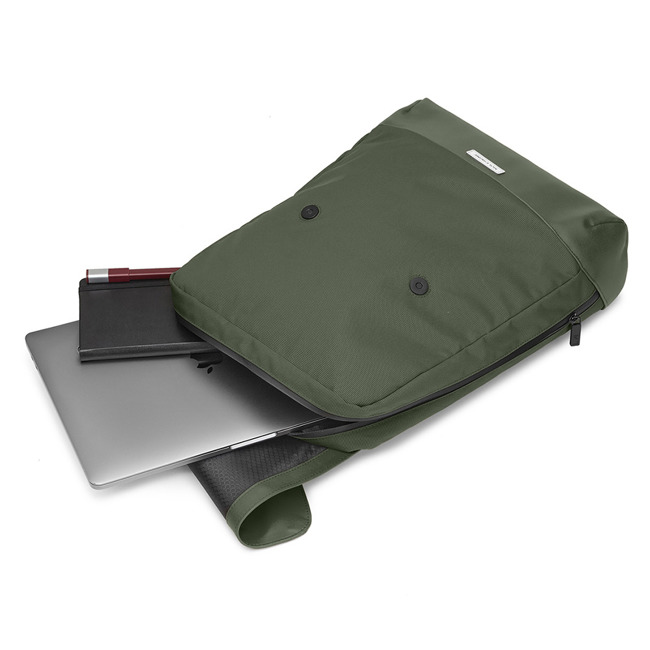 Plecak na laptopa 15 Moleskine Metro Slim - moss green