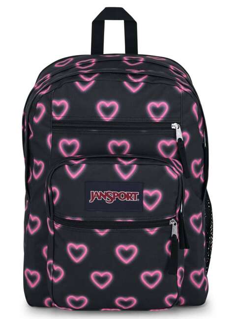 Plecak na laptopa JanSport Big Student - happy hearts black