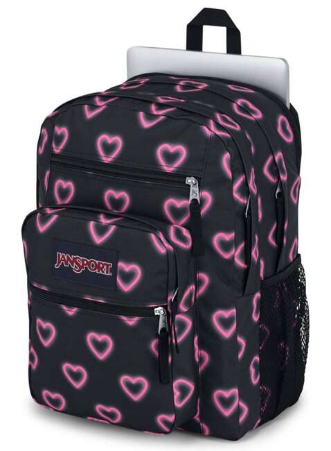 Plecak na laptopa JanSport Big Student - happy hearts black