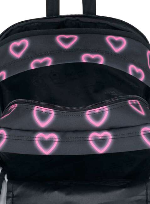 Plecak na laptopa JanSport Big Student - happy hearts black