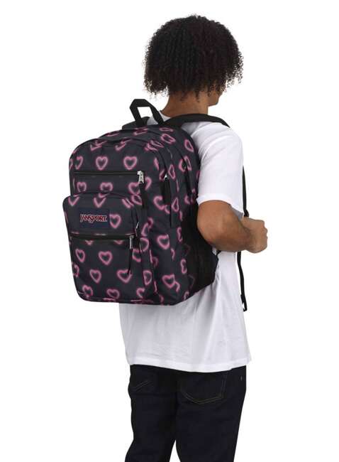 Plecak na laptopa JanSport Big Student - happy hearts black