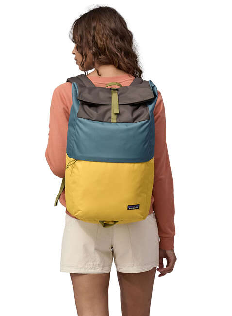 Plecak na laptopa Patagonia Fieldsmith Roll-Top Pack 30 l - surfboard yellow / abalone blue