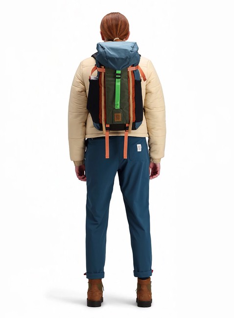 Plecak outdoorowy Topo Designs Mountain Pack 16 l - pond blue / olive