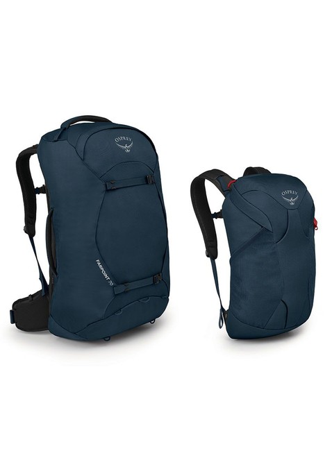 Plecak podróżny torba Osprey Farpoint 70 - muted space blue