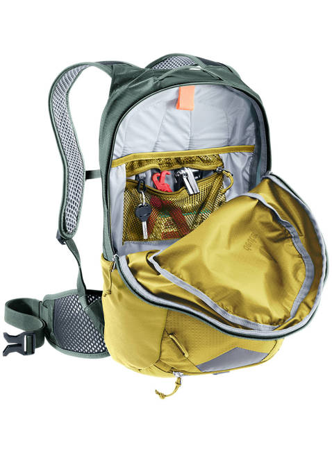 Plecak rowerowy Deuter Race 16 l - turmeric / ivy