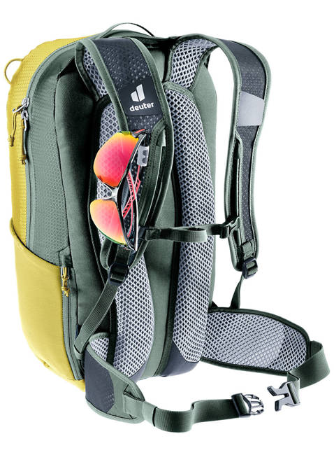 Plecak rowerowy Deuter Race 16 l - turmeric / ivy