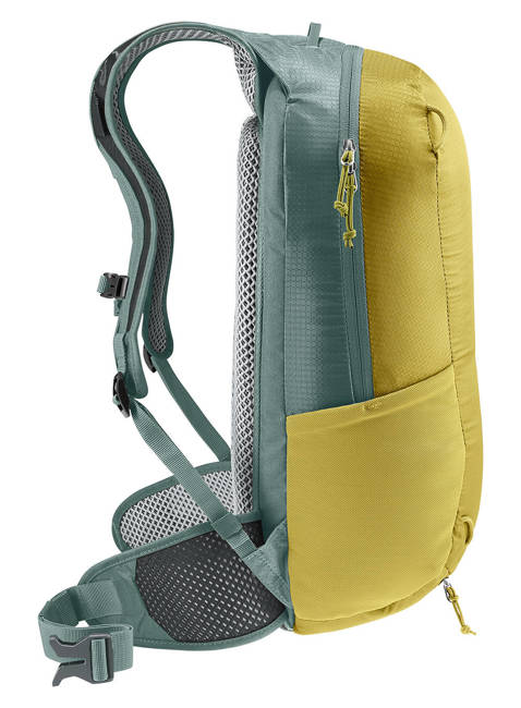 Plecak rowerowy Deuter Race 16 l - turmeric / ivy