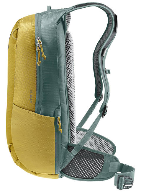 Plecak rowerowy Deuter Race 16 l - turmeric / ivy