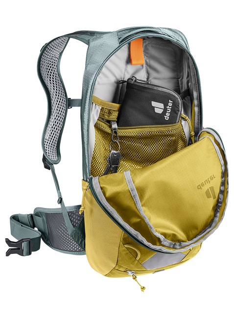 Plecak rowerowy Deuter Race 8 l - turmeric / ivy