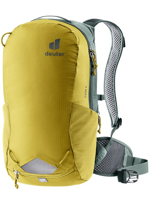 Plecak rowerowy Deuter Race 8 l - turmeric / ivy