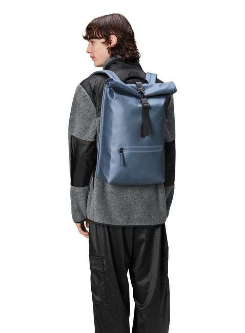 Plecak rowerowy Rains Rolltop Rucksack - bay