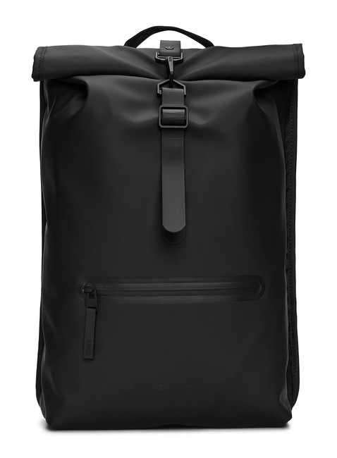 Plecak rowerowy Rains Rolltop Rucksack - black