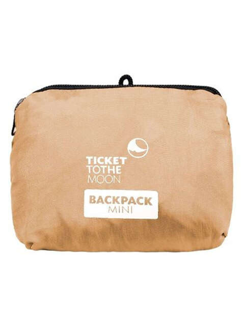 Plecak składany Ticket To The Moon Mini 15 l - brown / dark yellow