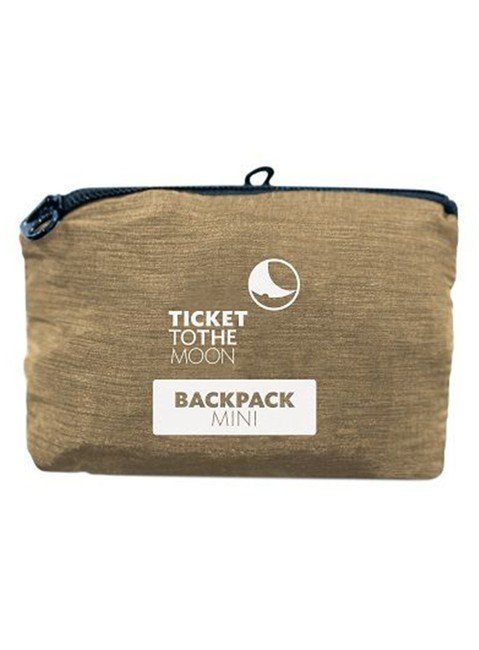 Plecak składany Ticket To The Moon Mini Premium 15 l - natural beige