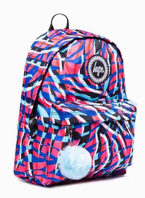 Plecak szkolny Hype Backpack - highlighter zebra