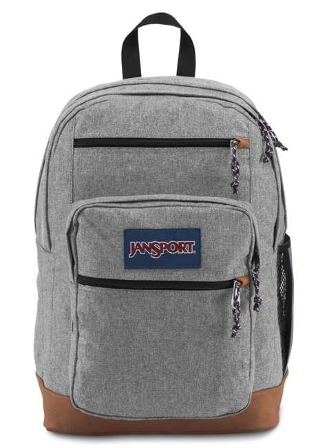 Plecak szkolny JanSport Cool Student - grey letterman poly