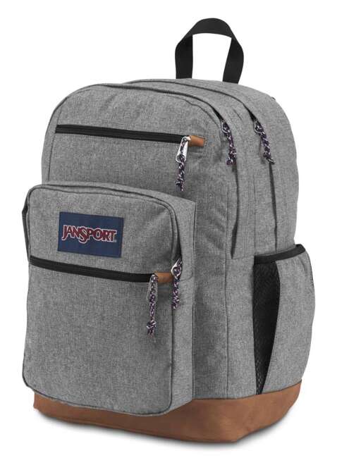 Plecak szkolny JanSport Cool Student - grey letterman poly