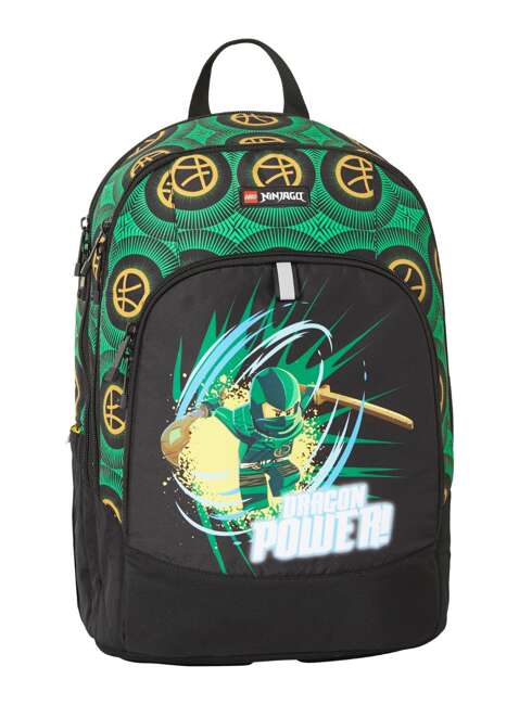 Plecak szkolny LEGO Base School Bag NINJAGO® Dragon Power - green