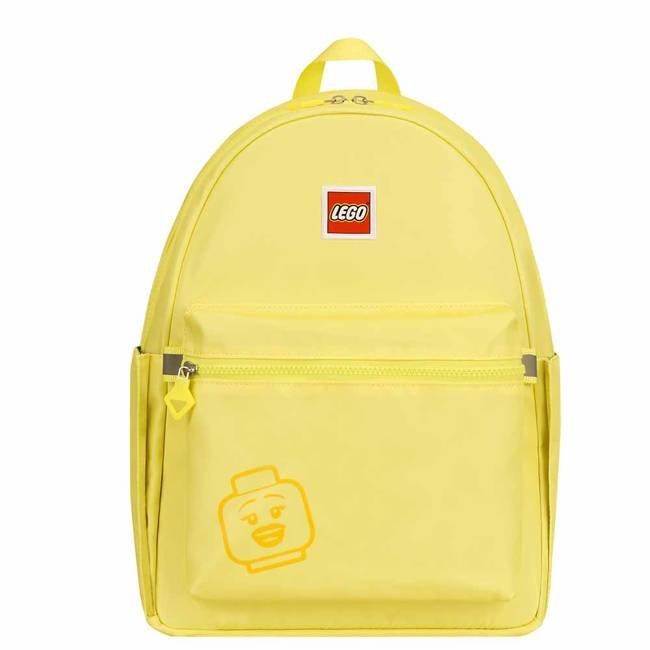 Plecak szkolny Tribini Joy Large LEGO - emoji / pastel yellow