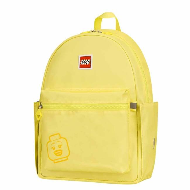 Plecak szkolny Tribini Joy Large LEGO - emoji / pastel yellow