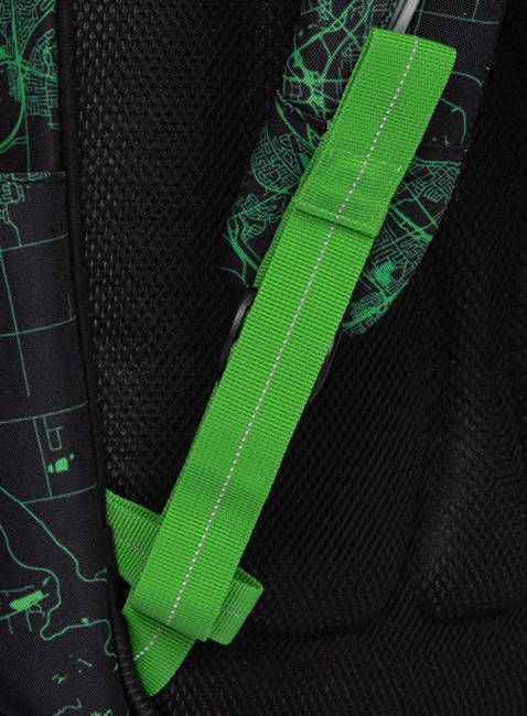 Plecak szkolny dla chłopca Topgal Endy klasy 1-3 - czarno-zielony wojskowy
