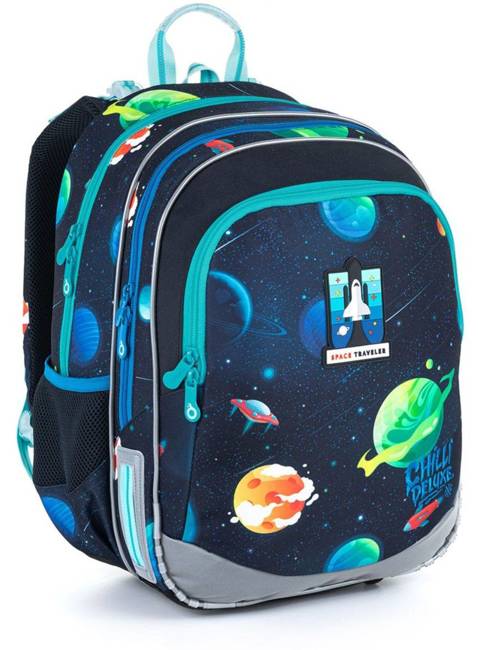 Plecak szkolny dziecięcy Topgal ELLY klasy 1-4 - space travel