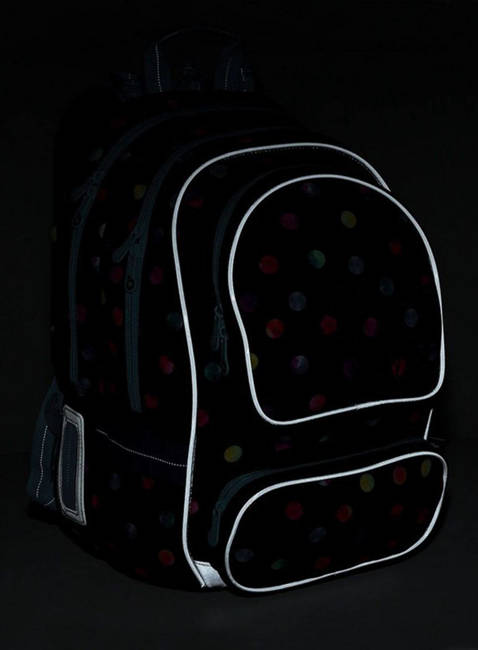 Plecak szkolny dziewczęcy Topgal ALLY klasy 2-5 - kolorowe kropki