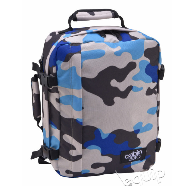 Plecak torba kabinowa Wizzair CabinZero 40x30x20 cm - blue camo