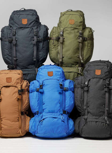 Plecak trekkingowy Fjallraven Kajka 100 - coal black