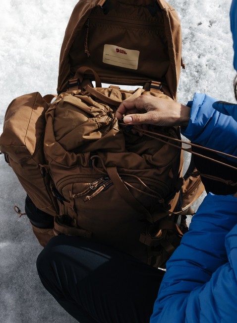 Plecak trekkingowy Fjallraven Kajka 35 S/M - khaki dust